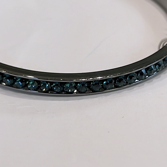 NWT Coach Pave Bangle (Black/Navy) - Picture 5 of 10